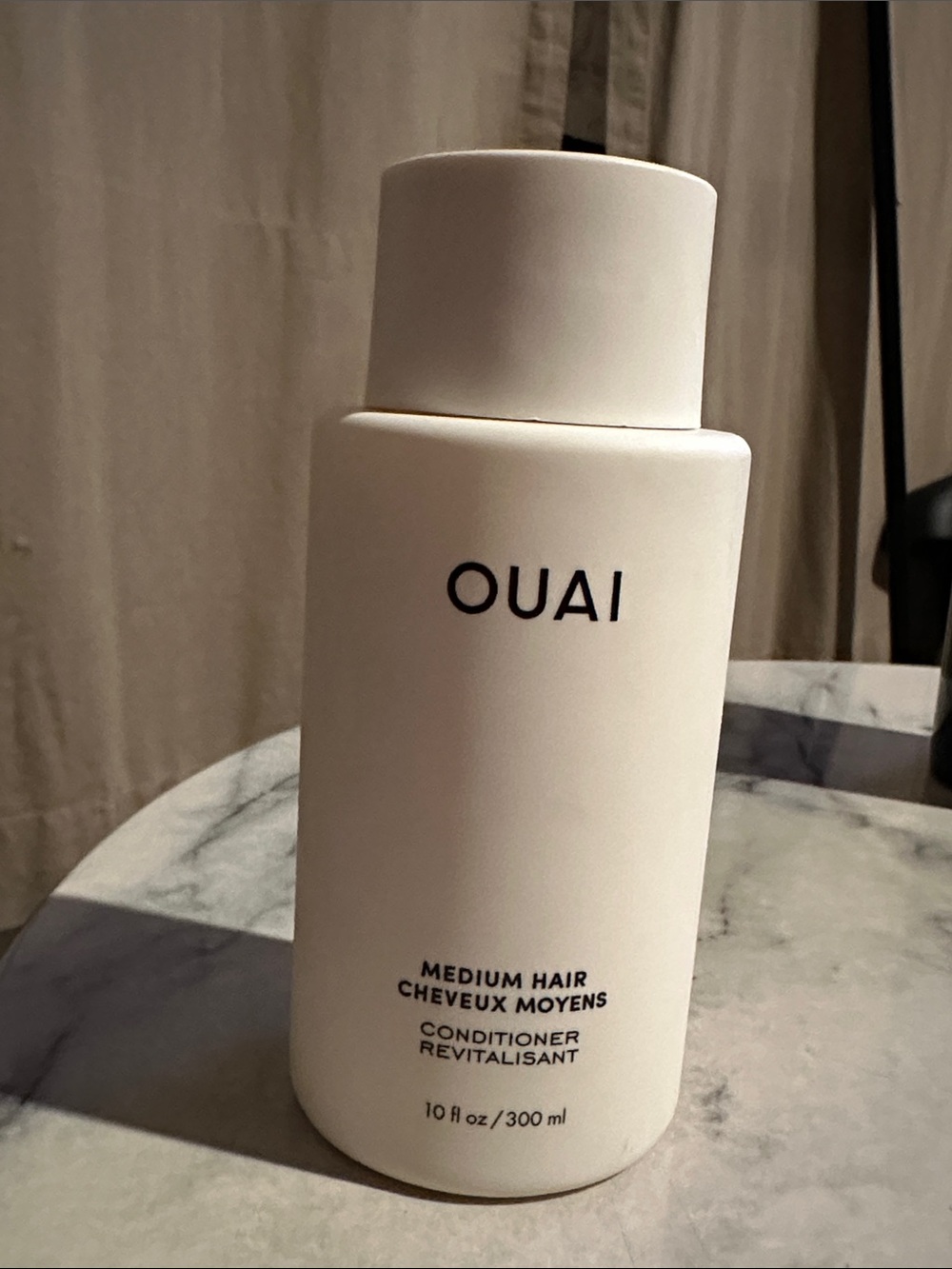 OUAI White Medium Hair Conditioner Bottle